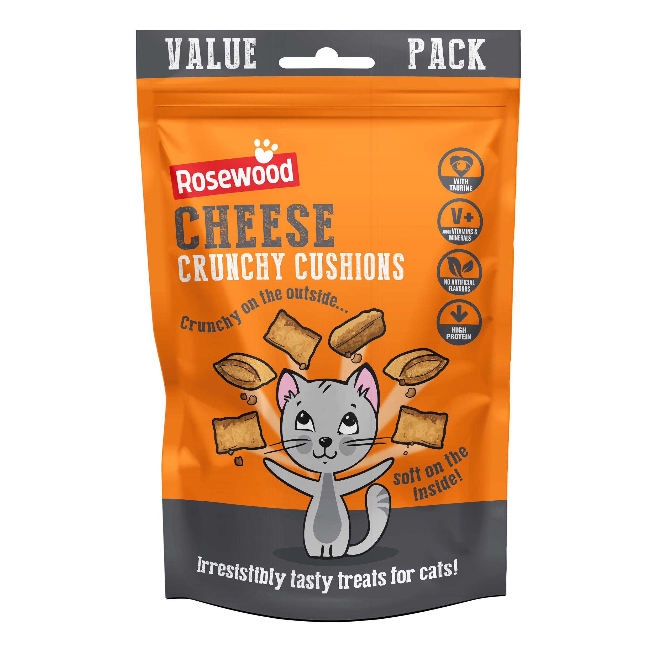 Cheese Crunchy Cushion Cat Treats Extra Large Value Pack 200g