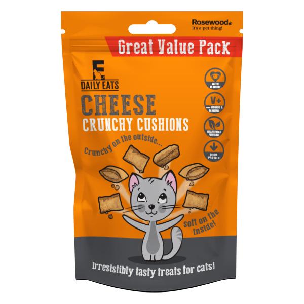 Cheese Crunchy Cushion Cat Treats Extra Large Value Pack 200g ...