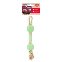 Mint Flavour Rubber & Rope Toy